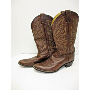 Justin 1564 Men's Classic Western Boot Dark Brown Marbled - size 10.5